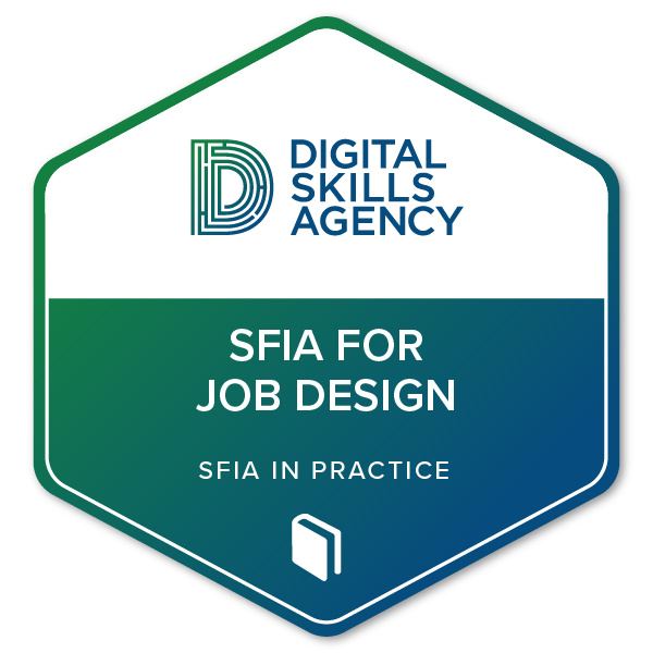 SFIA for Job Design digital badge