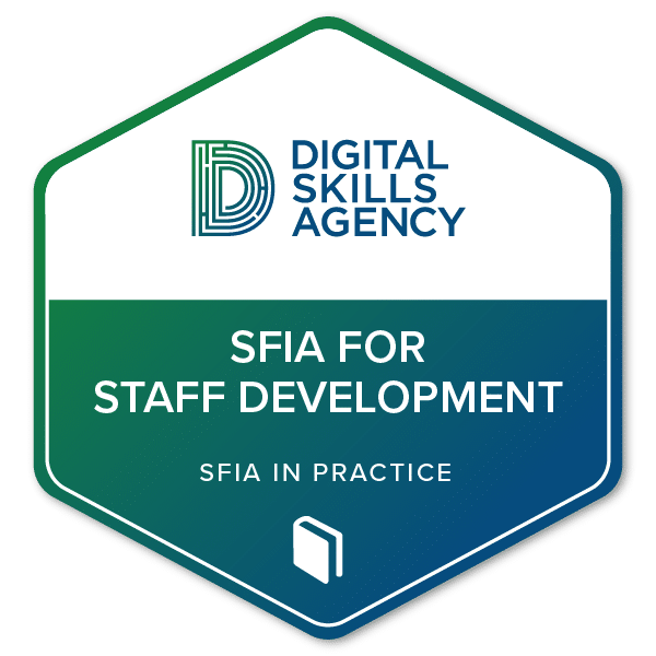 SFIA for Staff Development digital badge