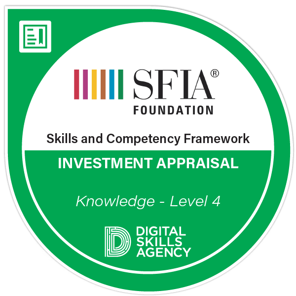 Example SFIA Knowledge Badge for a skill at level 4